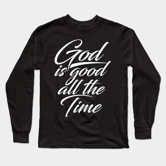 God is Good Long Sleeve T-Shirt by Civron